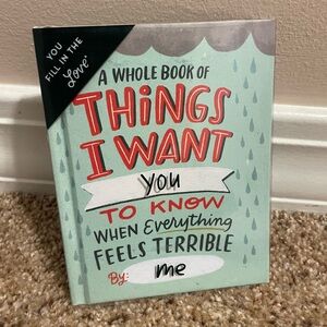 ⭐️ 3/$15 “Things I Want You to Know When Everything Feels Terrible” Book